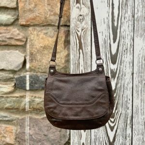 🌿💐Frye Melissa Saddle Bag In brown 💐🌿